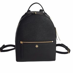 Tory Burch Emerson Backpack in Black NWT